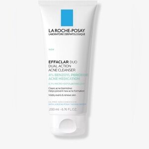 La Roche-Posay Effaclar Acne Face Wash with 4% Benzoyl Peroxide